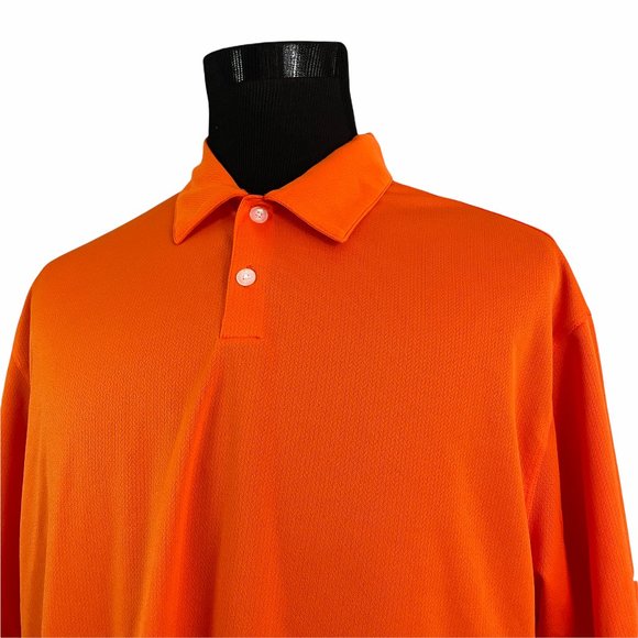 Nike Other - Nike Golf | Men's Dri Fit Solid Orange Polo Shirt XL